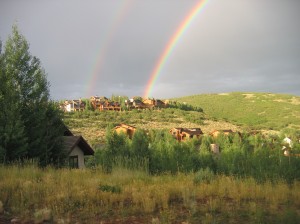 somewhere over the rainbow...in Park City